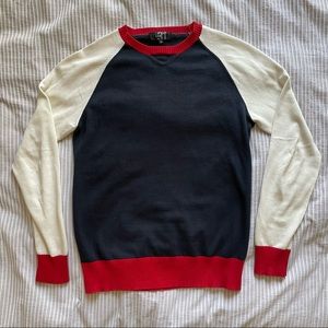 Colour block sweater